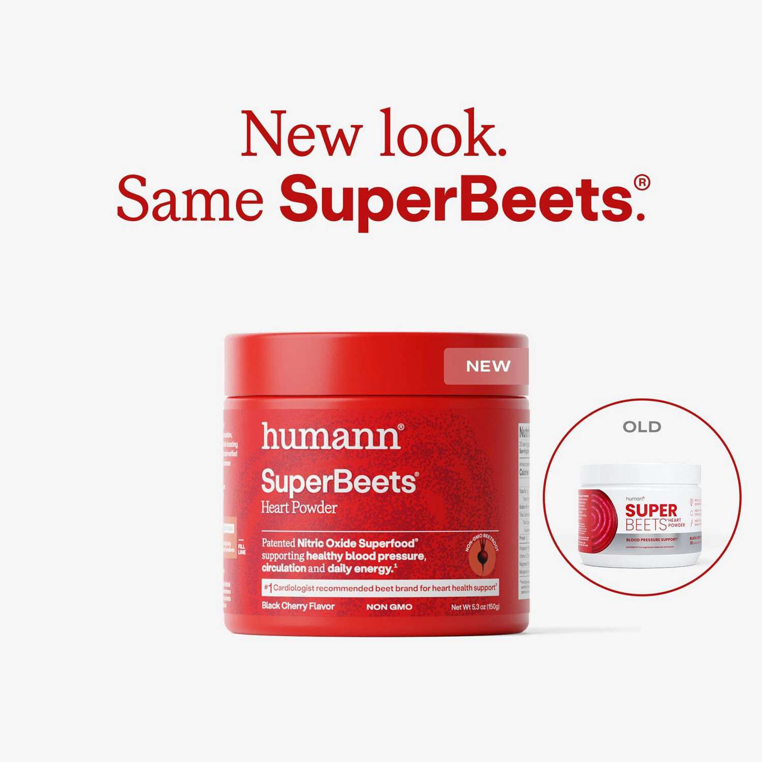 SuperBeets Heart Powder - Black Cherry - 5.3 oz (30 Servings)